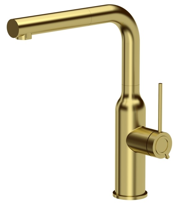 Quadron Angelina Q Line rubinetto da cucina verticale oro/oro antico 3573500_PVDG1