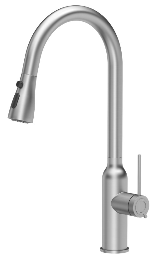 Quadron Jessica Q Line rubinetto da cucina verticale acciaio inossidabile 3573591_BS