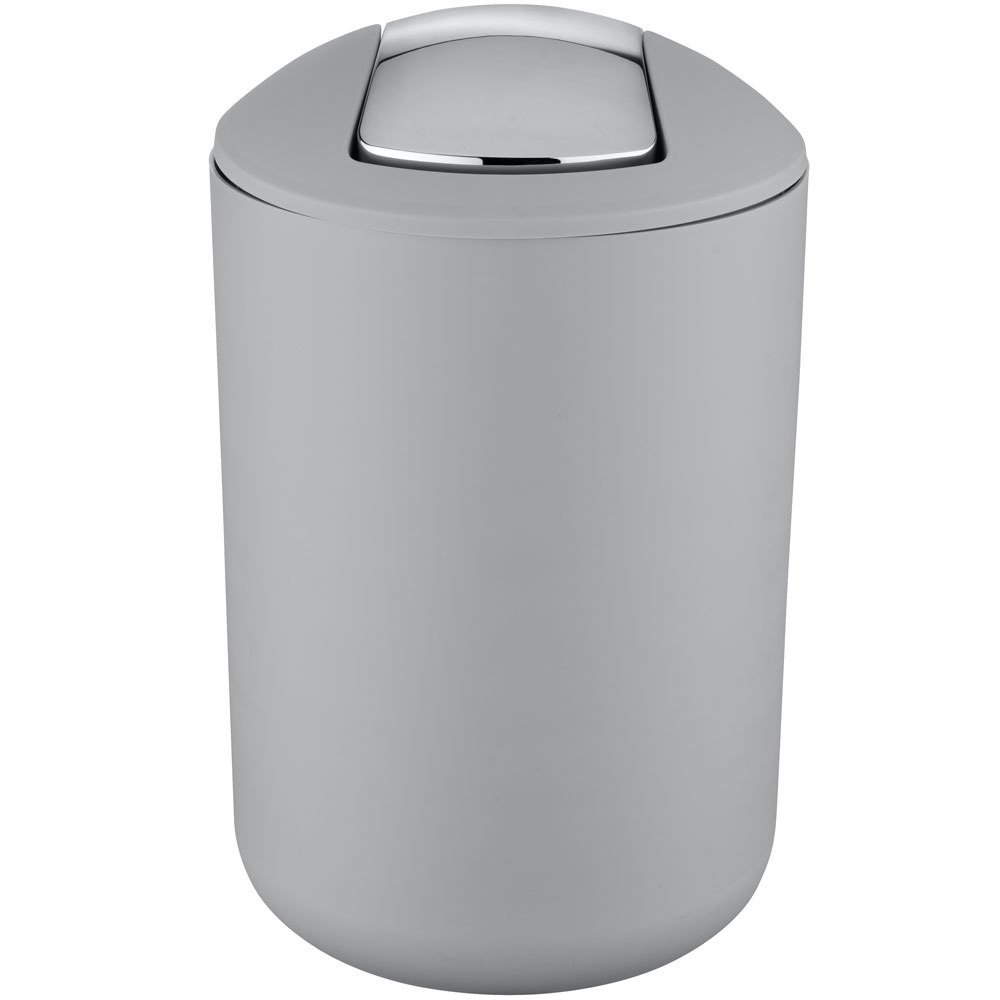 Wenko Brasil secchio della spazzatura 6.5 l grigio 22250100