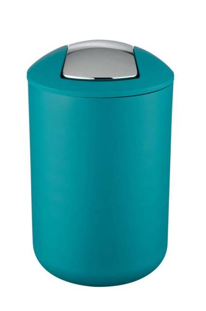 Wenko Brasil secchio della spazzatura 6.5 l blu 21227100