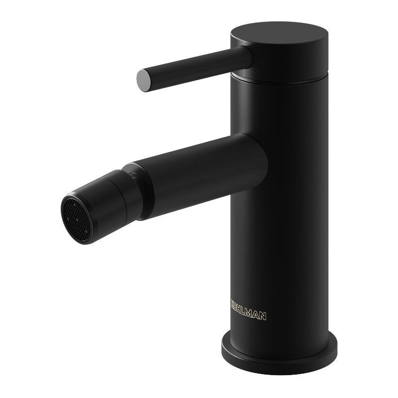 Kohlman Axel Black rubinetto per bidet verticale nero QB130AB