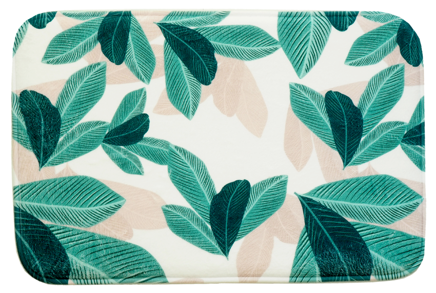 Hyggli tappetino da bagno 60x40 cm rettangolare mix di colori 70-058