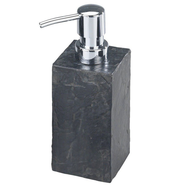 Wenko Slate Rock dispenser di sapone liquido 250 ml grigio 17921100