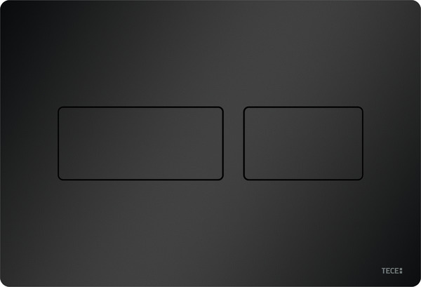 Tece Solid placca di comando per WC nero 9240416