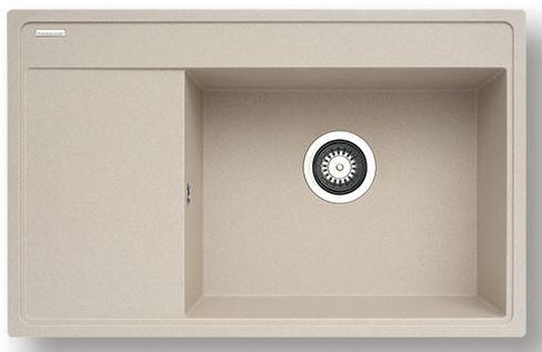 Pyramis Camea lavello in granito 79x50 cm beige 070091101