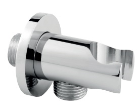 Ferro prese d'acqua con supporto doccetta cromo PKN14