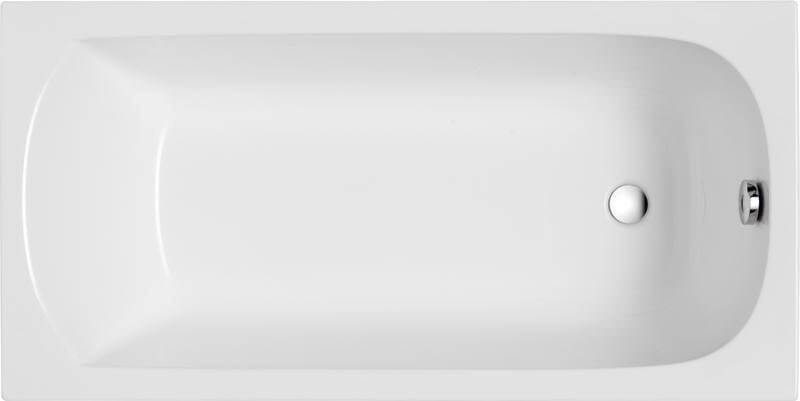 Polimat Classic vasca da bagno rettangolare 140x70 cm bianco 00244