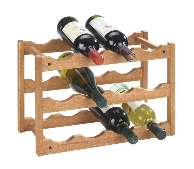 Wenko Norway portabottiglie 42x21x28 cm marrone 18615100
