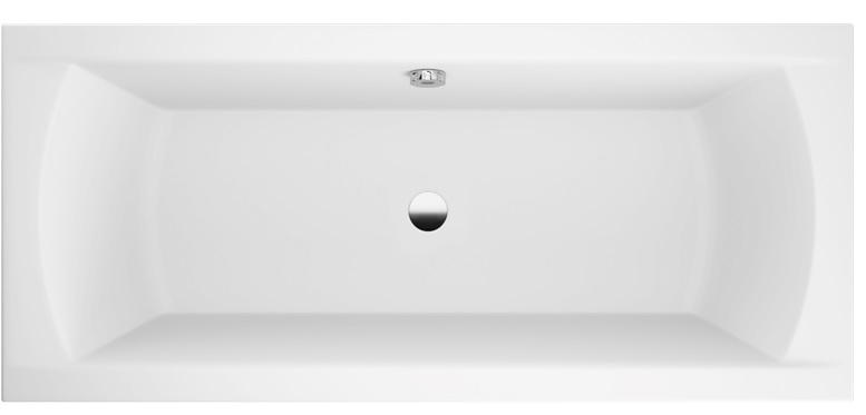 Polimat Ines vasca da bagno rettangolare 160x75 cm bianco 00302
