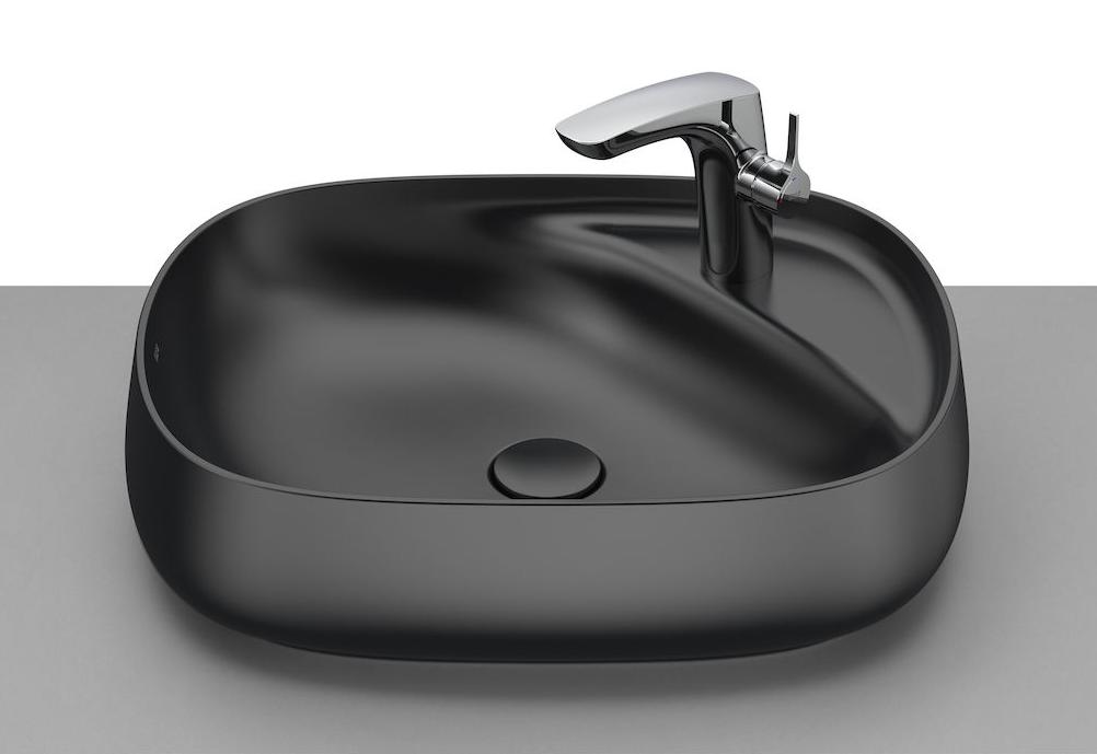 Roca Beyond lavabo 58.5x45.5 cm ovale da appoggio A3270B8640
