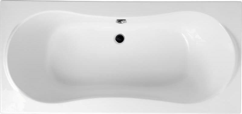 Polimat Long vasca da bagno rettangolare 180x80 cm bianco 00429