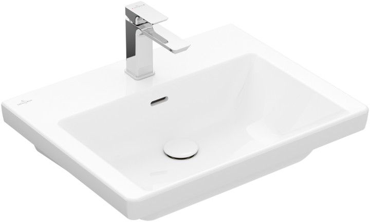 Villeroy & Boch Subway 3.0 lavabo 60x47 cm rettangolare a parete-da mobile bianco 4A706001