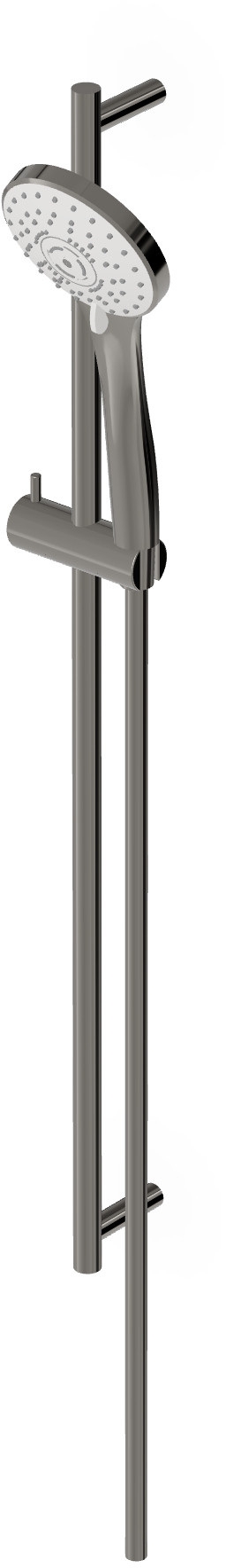 Zucchetti set doccia a parete nero Z95181.C50