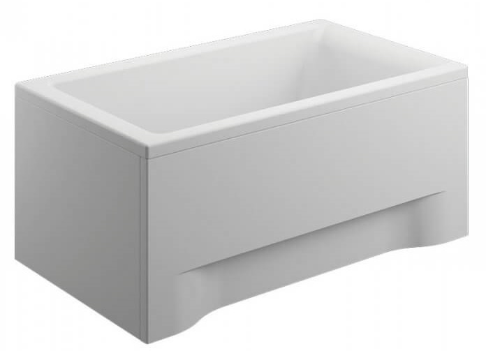 Polimat Capri vasca da bagno rettangolare 100x70 cm bianco 00846