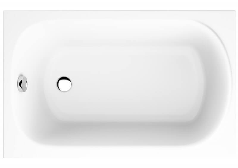 Polimat Mini vasca da bagno rettangolare 110x70 cm bianco 00545