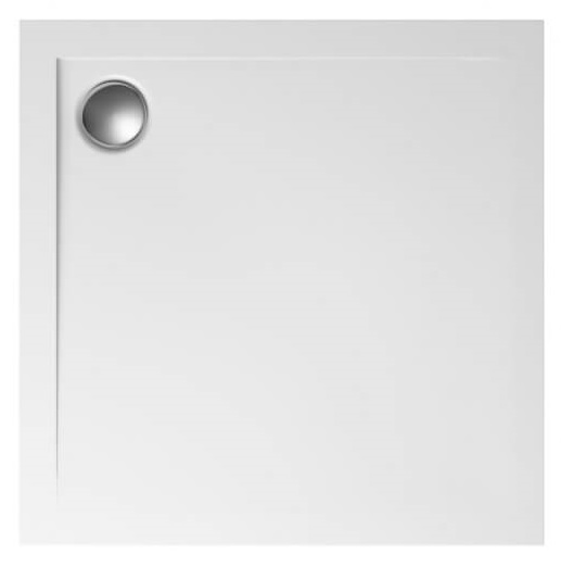 Polimat Geos piatto doccia quadrato 80x80 cm bianco 00378