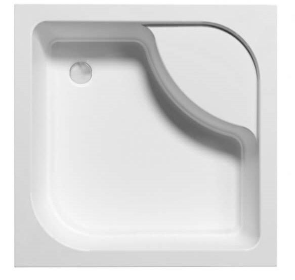 Polimat Tenor piatto doccia quadrato 80x80 cm bianco 00326