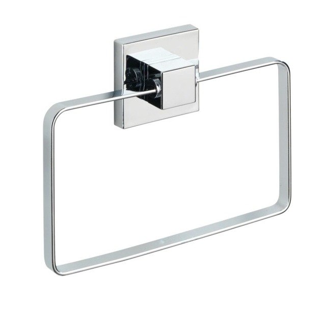 Wenko VL Quadro portasciugamani argento 22689100