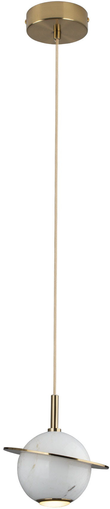 MaxLight Uranos lampada sospesa 1x5 W bianco-oro P0413