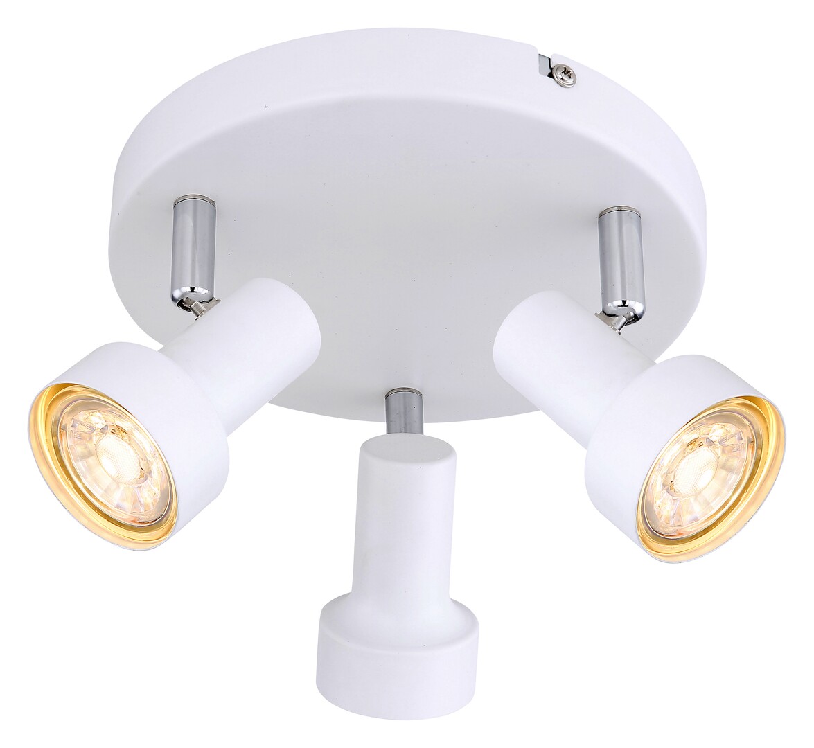 Rabalux Konrad lampada da soffitto 3x50 W bianco 5356