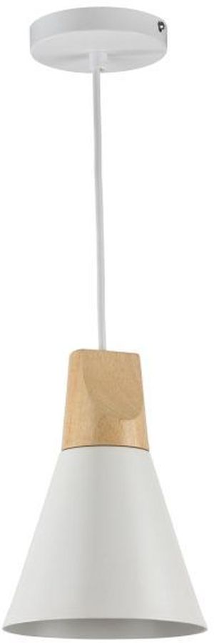 Maytoni Bicones lampada sospesa 1x60 W bianco P359-PL-140-W