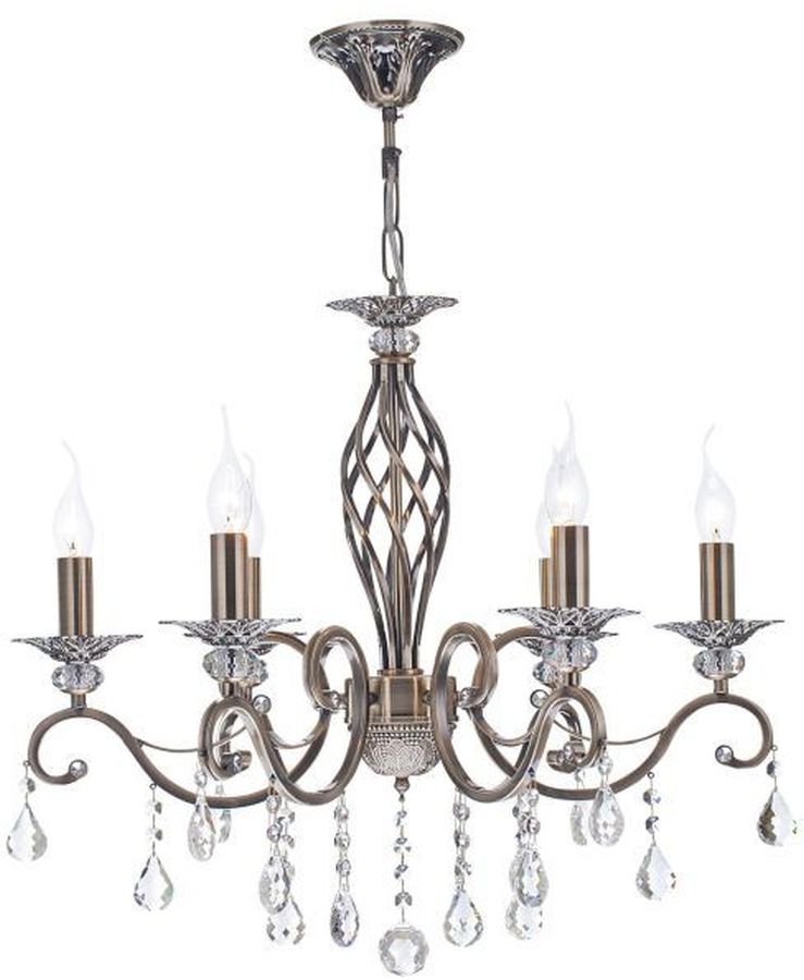 Maytoni Grace lampada sospesa 6x60 W marrone RC247-PL-06-R