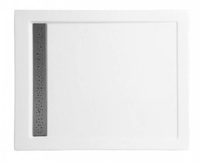 Polimat West piatto doccia rettangolare 120x80 cm bianco 00147