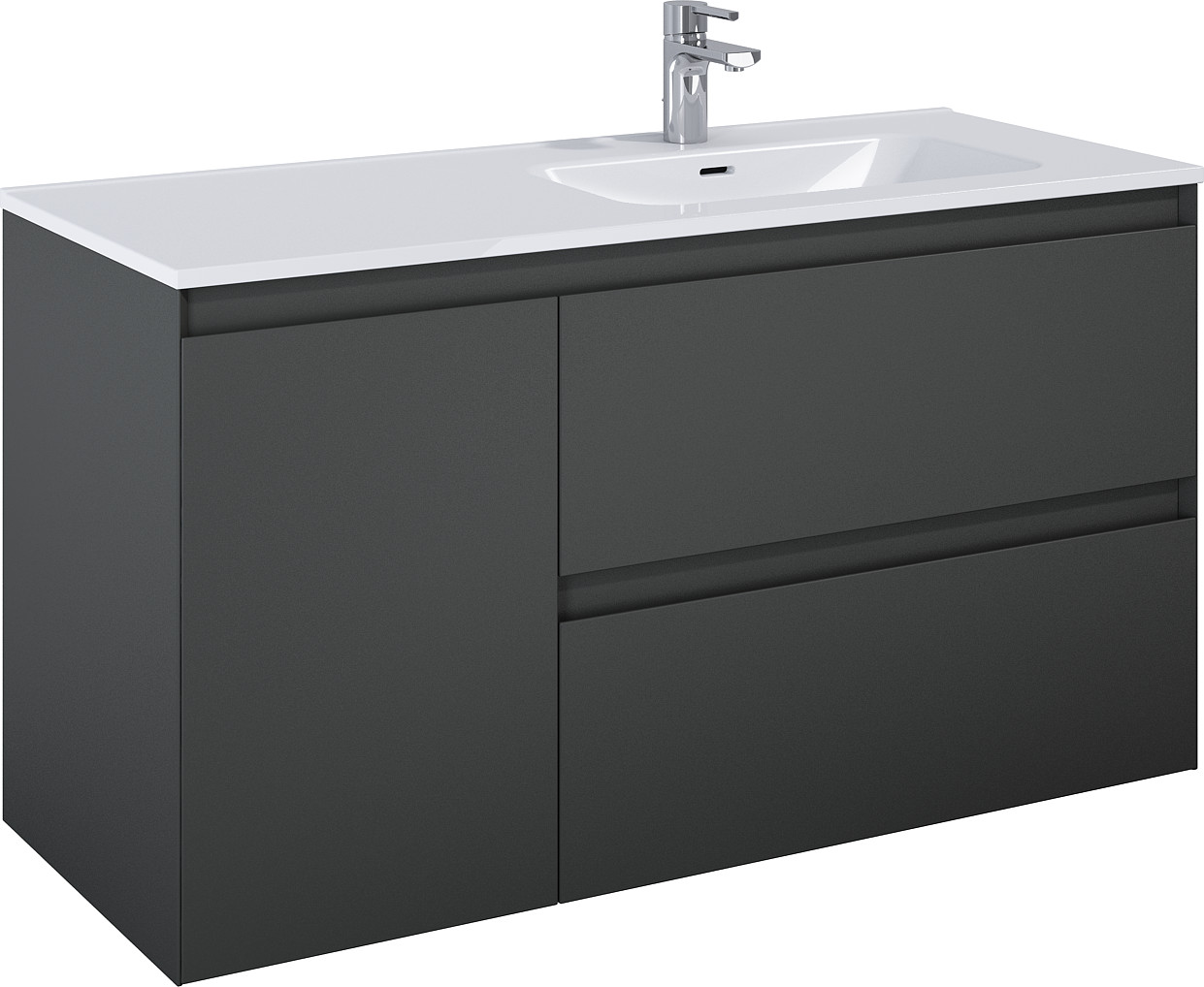 Elita Split armadietto 120x45.8x63.5 cm sottolavabo sospeso antracite RE011205256010