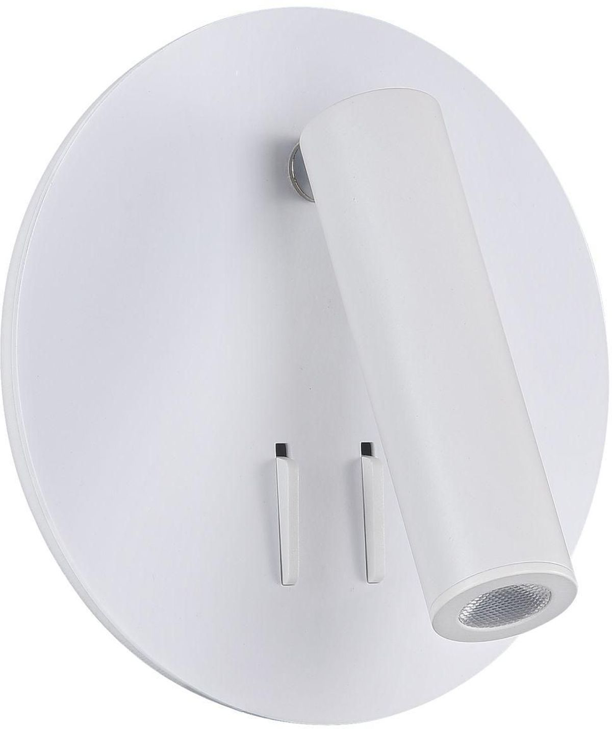 Maytoni Ios lampada da parete 1x9 W bianco C176-WL-01-6W-W