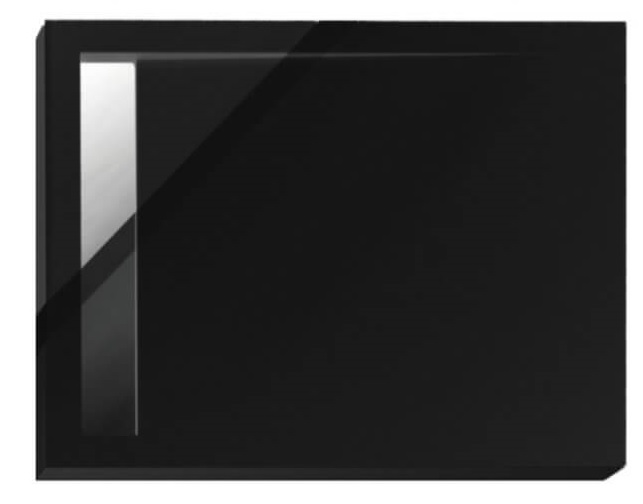 Polimat West New piatto doccia rettangolare 120x100 cm nero 00327