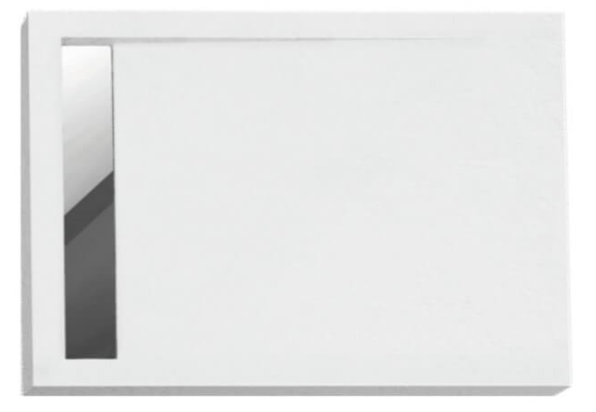 Polimat West New piatto doccia rettangolare 110x90 cm bianco 00352