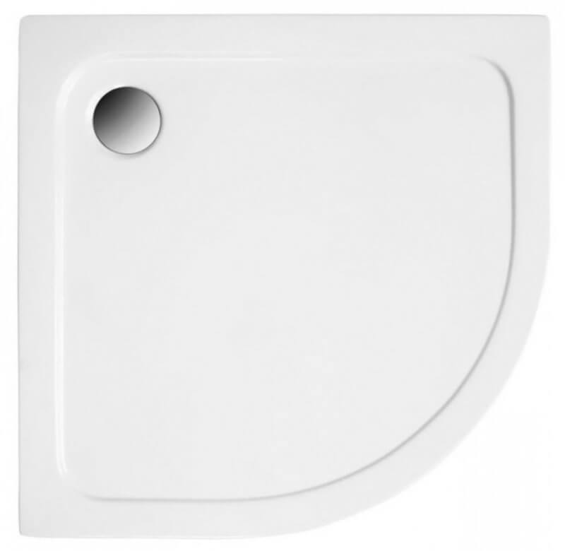 Polimat Standard piatto doccia semicircolare 90x90 cm bianco 00788