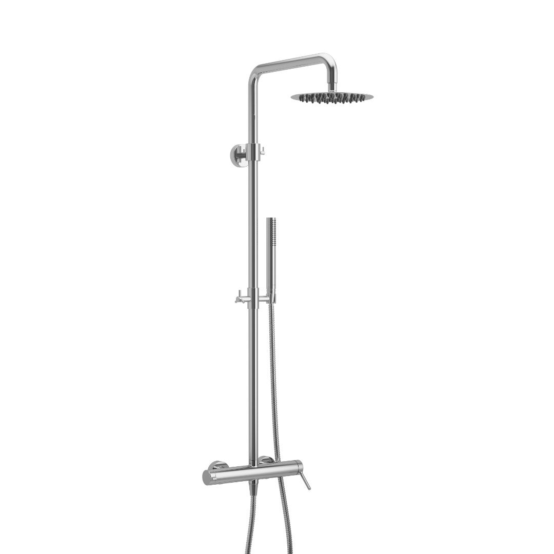 Excellent Pi set doccia a parete con soffione nero AREX.1281BL