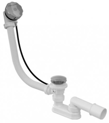 Polimat sifone per vasca da bagno cromo 6103061