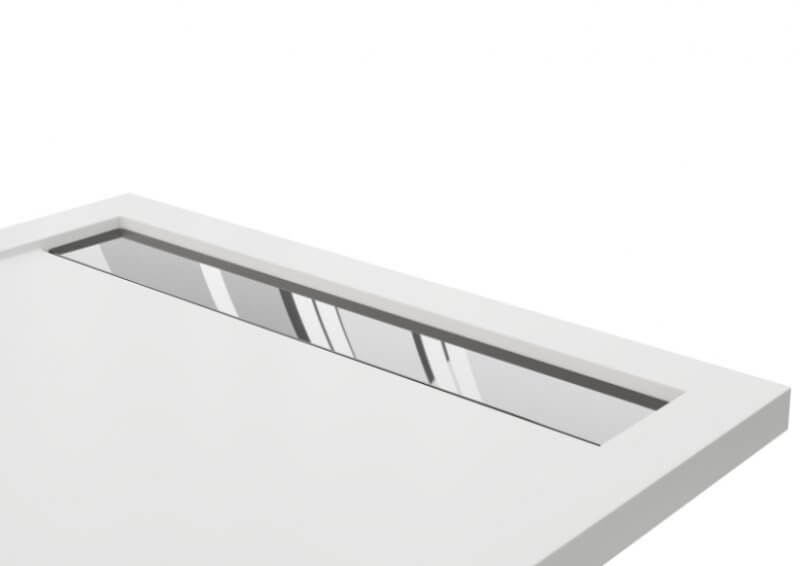 Polimat West New griglia per scarico doccia 85.5 cm acciaio-cromo 00357