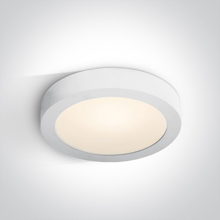 One Light Themelo plafoniera 1x30 W bianco 62130F/W/W