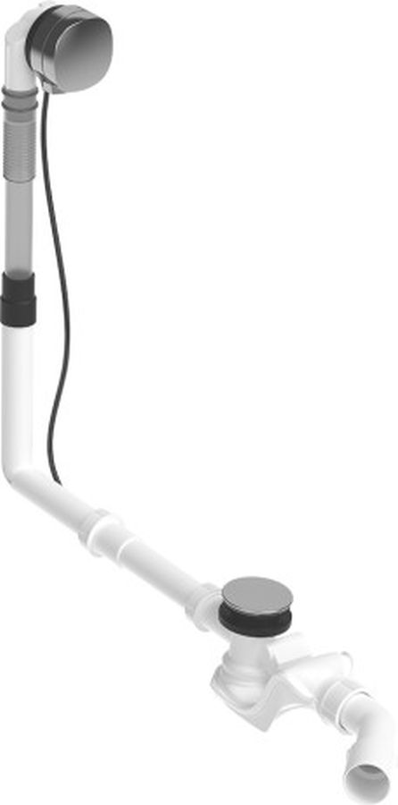 Duravit Quadroval sifone per vasca da bagno cromo 792207000001000