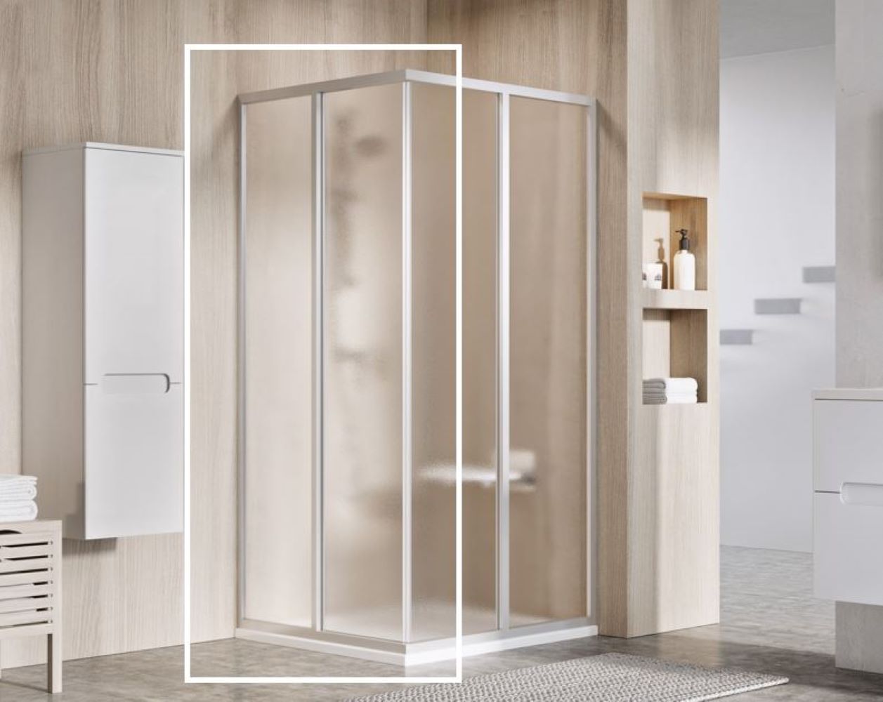 Ravak Supernova porta doccia 75 cm scorrevole satinato opaca/ 14V30UO2ZG