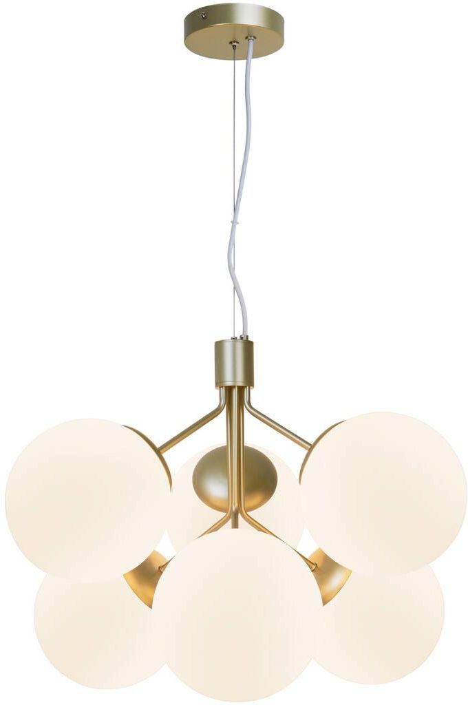 Nordlux Ivona lampada sospesa 6x28 W bianco-ottone 2112163035
