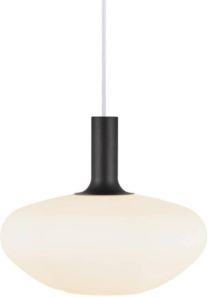 Nordlux Alton lampada sospesa 1x60 W bianco-nero-ottone 48973001