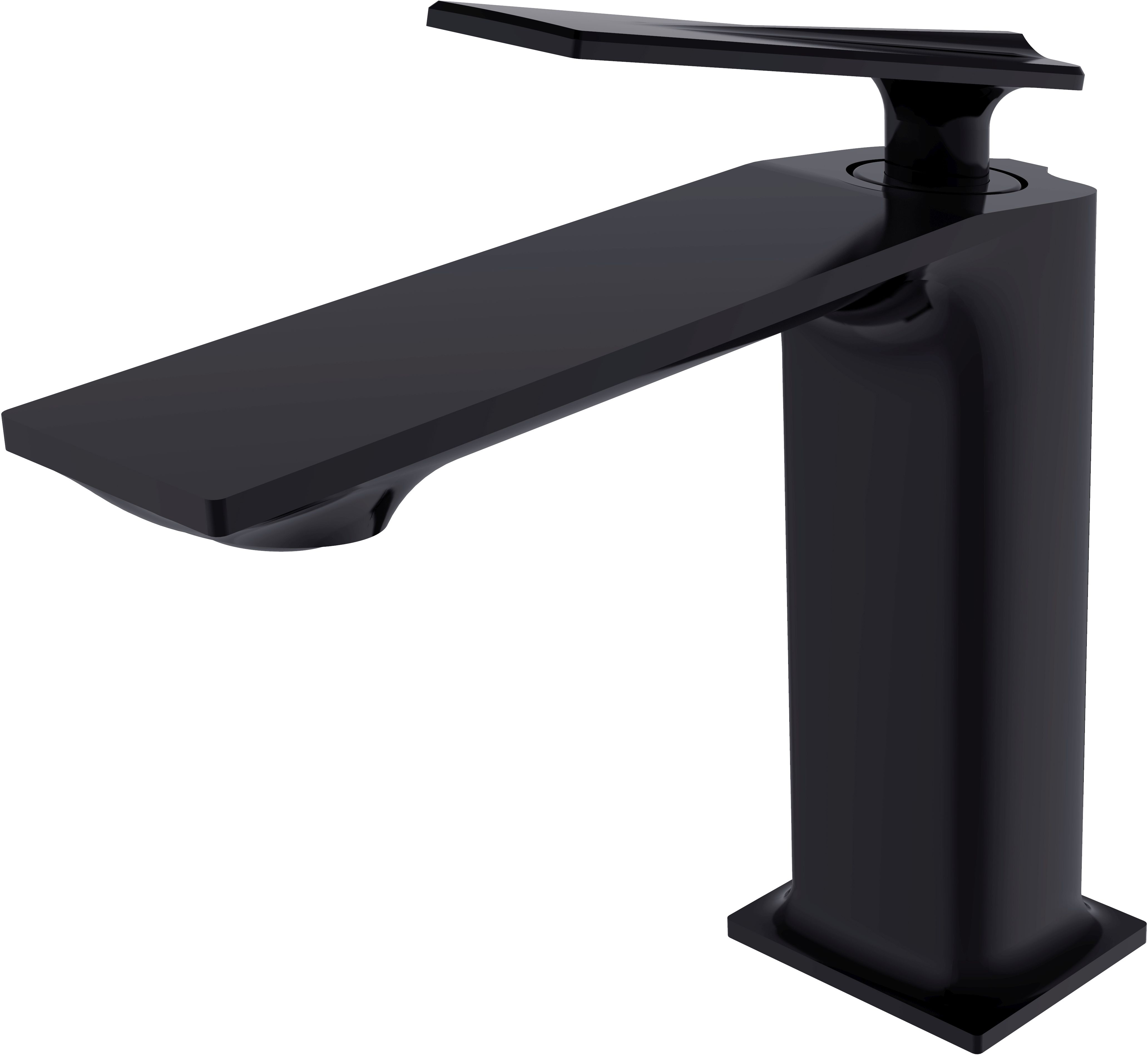 Besco Aspira rubinetto per lavabo verticale nero BU-AII-CZ
