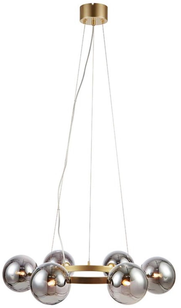 Markslöjd Circle lampada sospesa 6x20 W fumé-oro 108050
