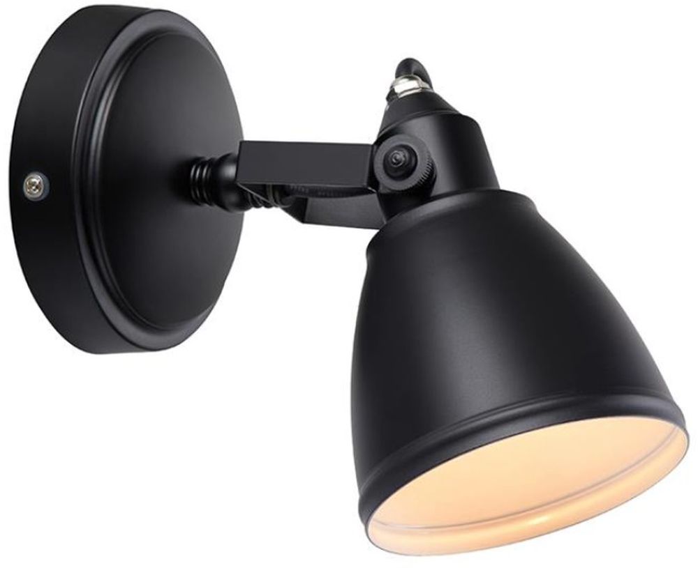 Markslöjd Fjällbacka lampada da parete 1x20 W nero 108082