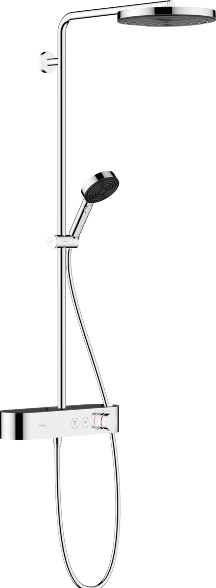 Hansgrohe Pulsify set doccia a parete con termostato con soffione cromo 24221000