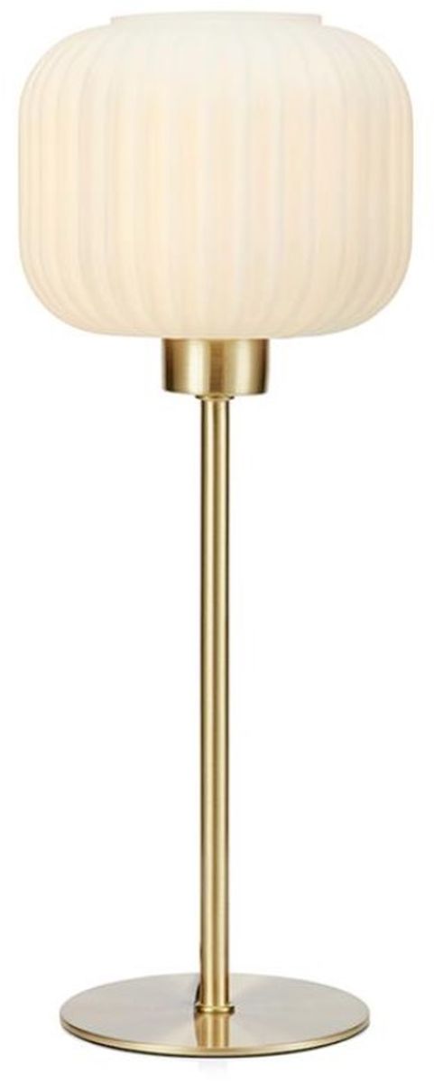 Markslöjd Soleil lampada da tavolo 1x40 W bianco-ottone 108120