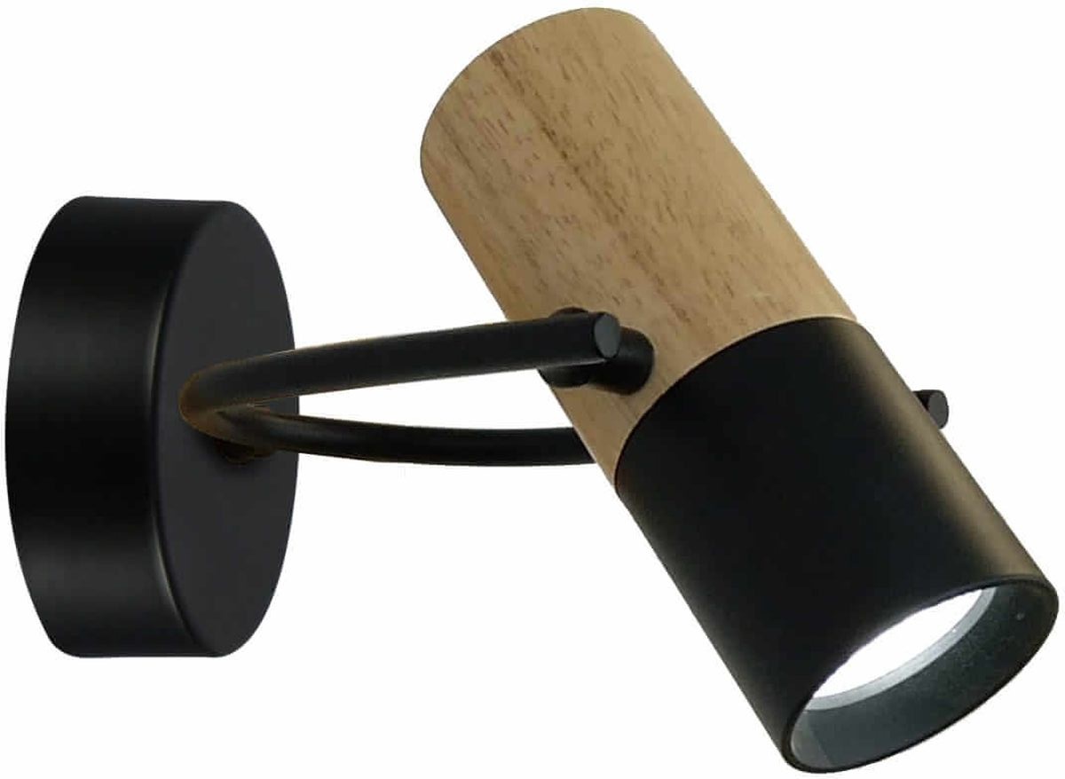 Light Prestige Bovino lampada da parete 1x5 W nero-marrone LP-1111/1W