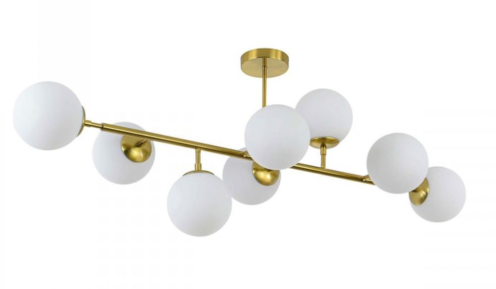 Light Prestige Dorado lampada da soffitto x40 W bianco-oro LP-002/8P