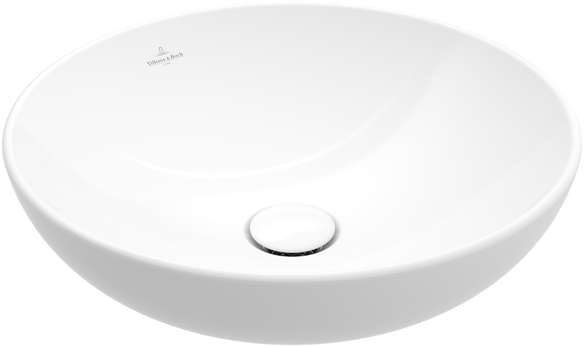 Villeroy & Boch Loop & Friends lavabo 38x38 cm rotonda da appoggio bianco 4A450001