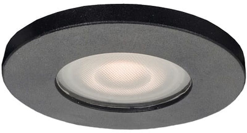 Light Prestige Lagos lampada da incasso 1x50 W nero LP-440/1RSBK