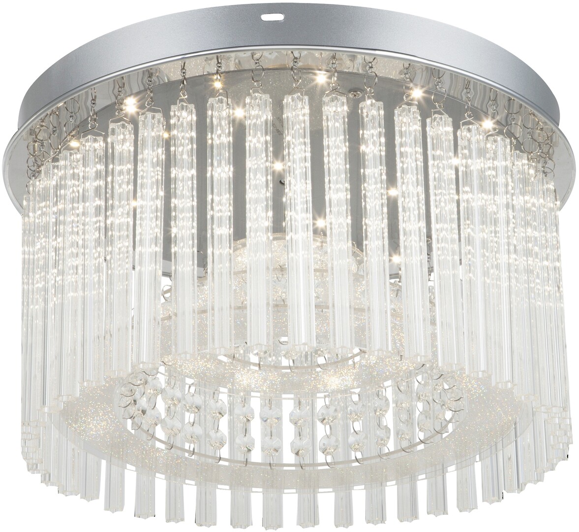Rabalux Danielle lampada da soffitto 1x18 W cromo-trasparente 2449